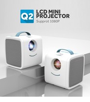 The new Q2 childrens projector entertainment mini HD mobile