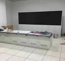 Monitoring TV wall floor cabinet Guangdong 43 inch 50 inch 55 seamless splicing screen display cabinet bracket customization