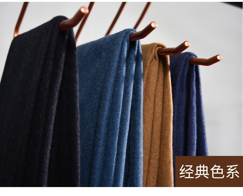 出口量国内第一 罗蒙 男士加绒加厚款 商务休闲裤 图2