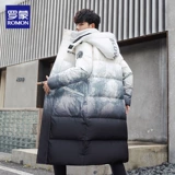 Демисезонный пуховик, удерживающая тепло куртка для влюбленных, градиент, 2024 года