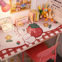 ins wind tablecloths desk students dorm room day style computer free of washing and burn-proof and waterproof teenage girl hearts cute table mat