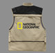 National Geographic Workwear Multi-Pocket Photography Vest Men's Jacket Custom Printed Spring and Autumn Outdoor Mesh Vest