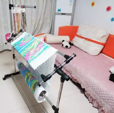 Adjustable large cross stitch shelf stainless steel clearance special embroidery frame bracket universal tools household