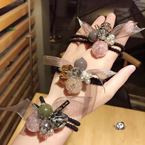 Girl hair accessories adult fashion exquisite hair rope tie hair rubber band 2020 New temperament high elastic rubber ring head rope