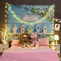 Background cloth ins hanging cloth wall cloth tapestry Net red decoration room decoration ins Wind bedroom background wall bedside cloth