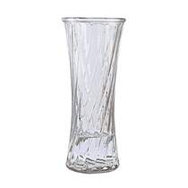 Xinjiang glass vases transparent water raising water bamboo rich and expensive bamboo lilies water pervats flower vases living room flower arrangement pendulum pieces