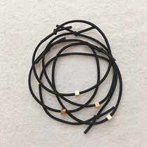 Boyfriend small leather band does not pull simple rubber band to wear for boyfriends wild long distance love net red ins