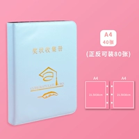 Синий/40 A4 (80 штук можно установить на двойных сторонах)