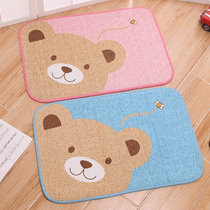 Cute cartoon floor mat doormat entrance bathroom mat household absorbent non-slip entrance hall carpet doormat doormat