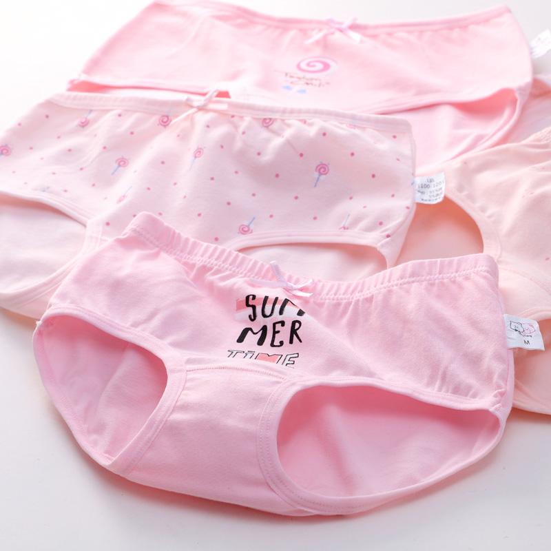 children's underwear girls pure cotton boxer little girls triangle four corners cotton 100% shorts 3 big kids 5 girls baby