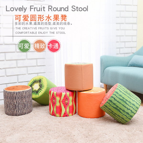 Futon cushion tatami cushion floor thickened high tatami round cushion round cushion fruit seat cloth art