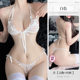 New Sexy Plus-Size 90kg No-Removal Lace Three-Point Crotchless Lingerie Hollow Transparent Sexy Thong