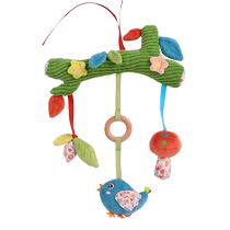 ShiningMoment Crib Stroller Pendant Plush Toy Non-shedding Can Be Imported Soothing Toy 0-1 Years Old