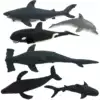Simulation software Marine animal toy model Shark Humpback whale shark dolphin Tiger shark Hammer shark model gift