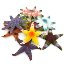 Simulation of the seabed five-pointed starfish model toy fish tank decoration ornaments marine animals childrens educational cognitive gift