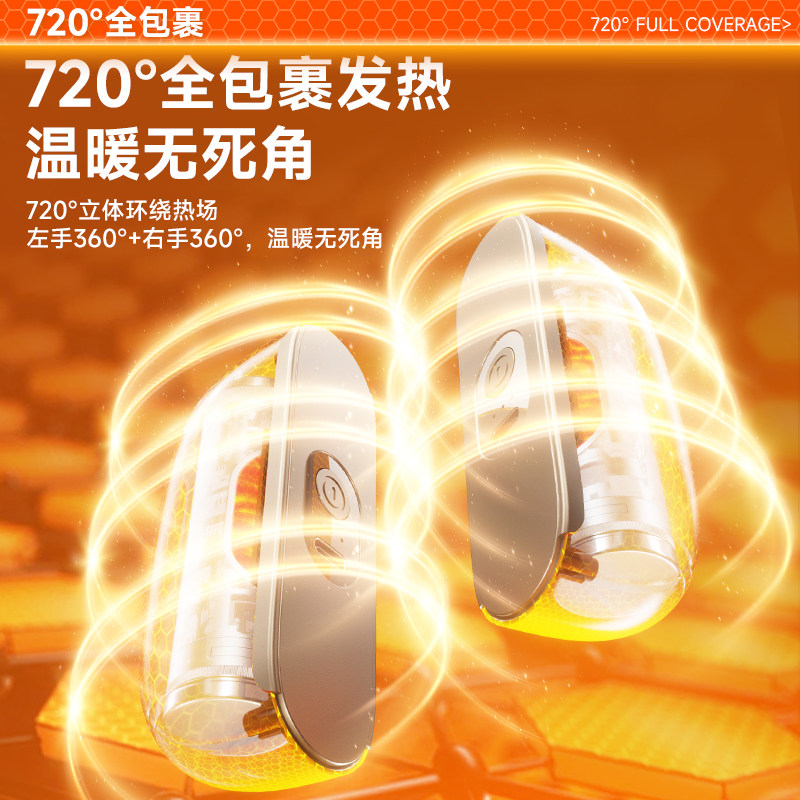 2025 New Model Rechargeable Hand Warmer 2-in-1 Magnetic Suction for Girls, Explosion-Proof Hand Warmer for Boys, Gift for Students and Children, Portable USB Hot Water Bottle, Handheld Heating Device for Winter