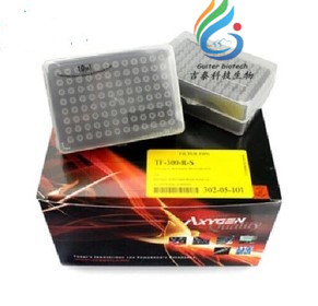 Axygen 10ul无菌盒装短吸头 T-300-R-S 爱思进吸头 96支/盒