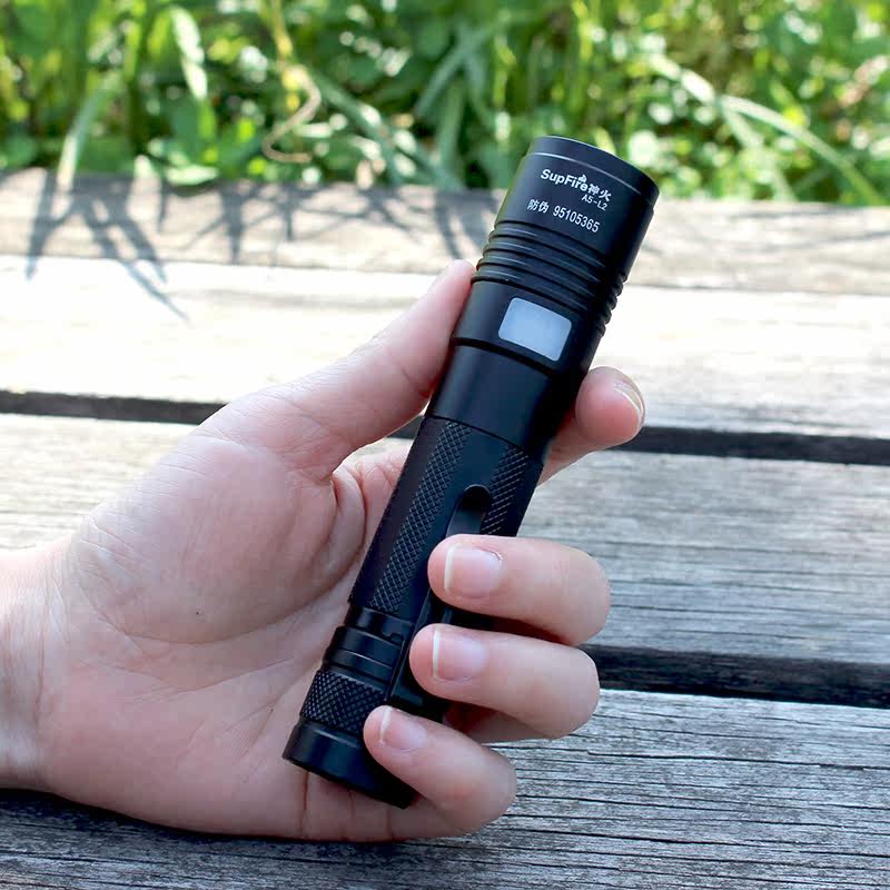 Shenhuo A5-L2 small glare flashlight USB charging mini pocket ultra-bright long-range home portable student