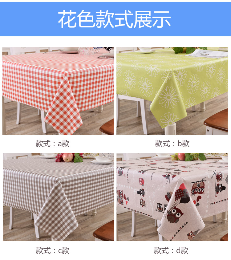 EVA chống thấm nước và chống thấm vườn dùng một lần vải giả khăn trải bàn bằng nhựa bàn vải PVC khăn trải bàn khăn trải bàn tùy chỉnh khăn nhựa trải bàn
