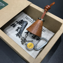 JKCHI Laochi brand horse mouth sequin Bell bag real cowhide handmade micro-substance Mino Baoluya hanging rod