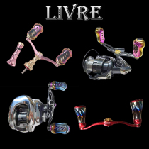 Japan LIVRE limited edition cherry blossom set Black Samurai titanium Purple rocker arm balance bar spinning wheel modification