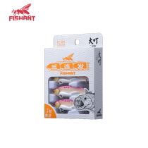 Flying ant (big ding three consecutive hair) metal vib sequins far throw road bait perch mouth mandarin fish bait set