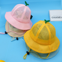 Summer baby hat Mesh hat Childrens sun visor sun hat for men and women cute thin summer mesh fisherman hat