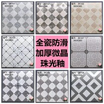 Foshan kitchen bathroom non-slip small floor tiles 300x300 terrace thick pearlescent glaze balcony wear-resistant tiles