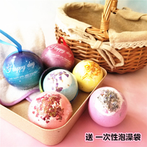Explosion bath ball bubble bath ball shaking sound bath flower female bath salt bath ball Bath bubble bomb bath supplies