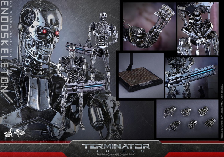 Terminator•Genisys1/6[T−800] Amazon.com: Movie Masterpiece Terminator Salvation: New