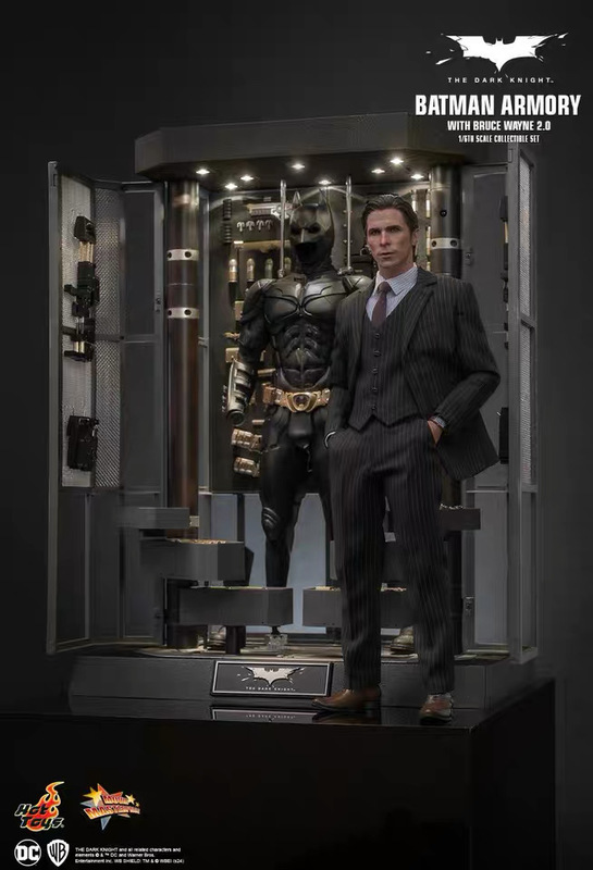 Ht Hottoys 1/6 Mms750 Batman Dark Knight Gnaku Set 2.0 Wayne
