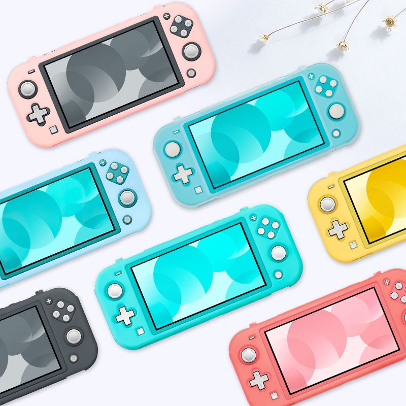 Youchengbang Switch Lite Protective Case, Matte Full-Cover Shell Suitable for Nintendo Nsl, Solid Color Shell, Transparent Hard Shell, Ns Ultra-Thin Integrated Silicone Handle Cover, Game Console Accessories, Console