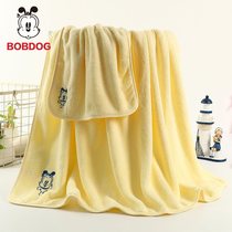 Babu bean bath towel towel combination children newborn bath towel towel is super soft absorbent baby baby bath towel