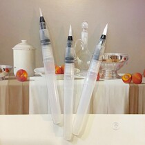 (Travel watercolor pen)Tap water color painting pen Solid pigment Calligraphy color lead Nail smudge Hand-painted pen