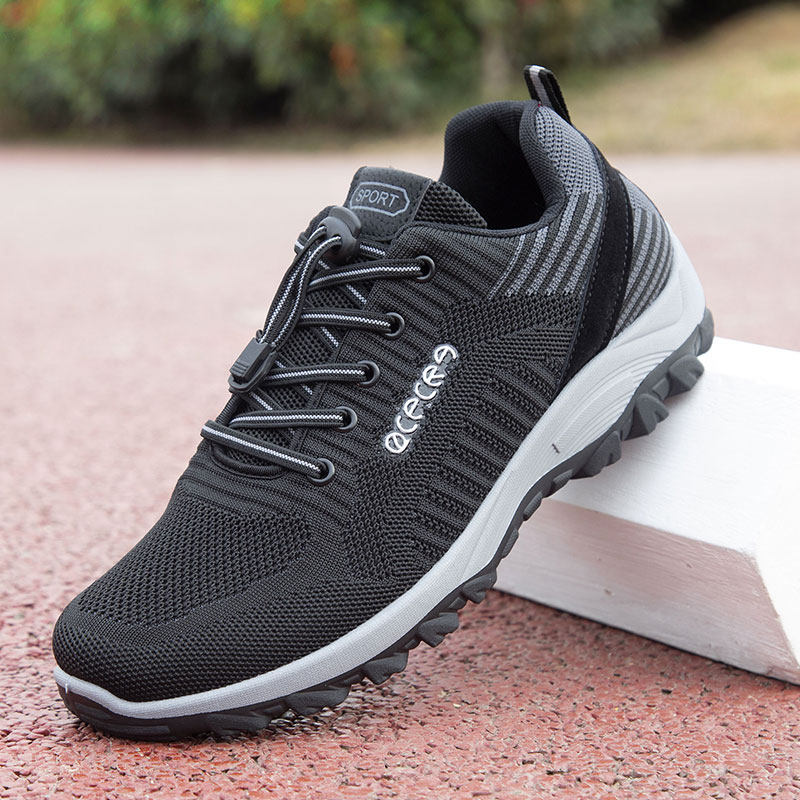 Dad Shoes Spring New Sports Casual Middle Aged Bodybuilding Shoes Men Non-slip Soft Bottom Light Old Shoes Spring Autumn