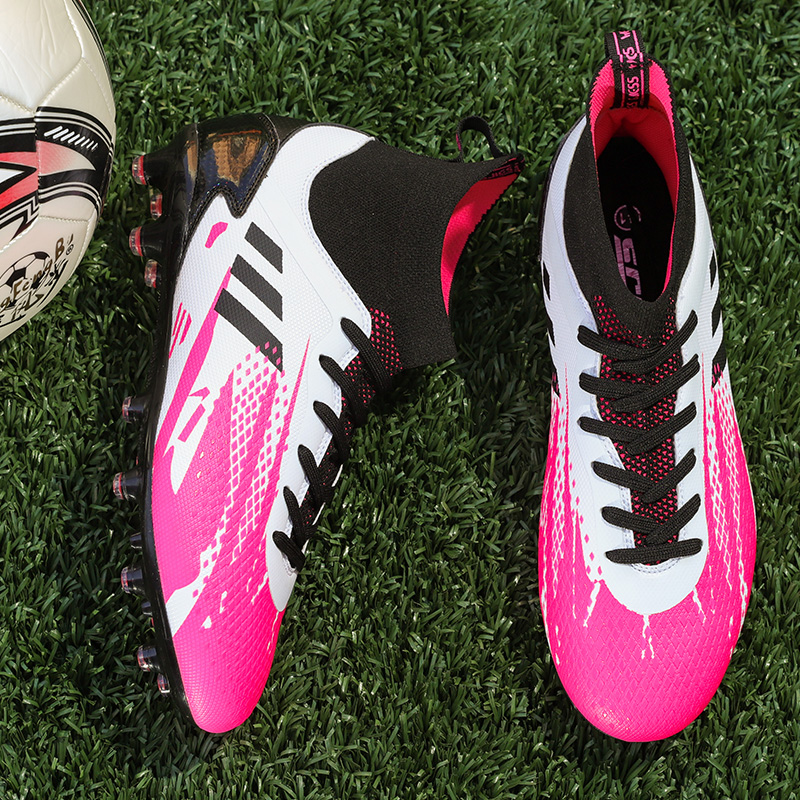 Messi Football Shoes male AG long nail adult TF crumble student Falcon X19 Mandarin High Card FG Children Training Shoes