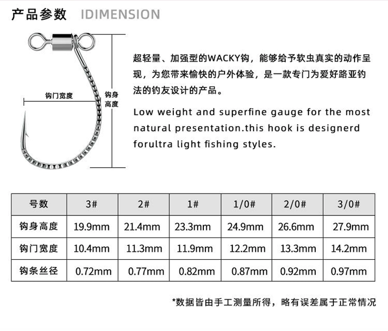 lưỡi câu tôm Tăng cường nhanh barb móc 8003 lập dị móc loach móc Texas câu cá nhóm móc quan cá bass cocked miệng mềm mại sâu móc lưới câu cá giá tốt luoi cau cam ech
