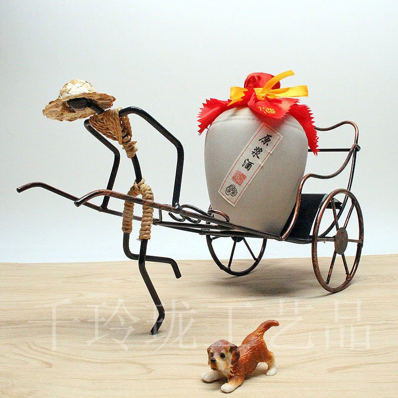 Chinese style ornaments home new Chinese home decoration simple wine cabinet wine rack antique living room creative ancient style