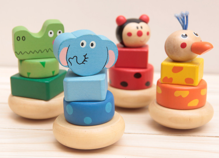 Export children to disassemble screw and screw wood toy baby wood disassembly assemble without any falter