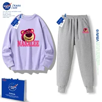 Сиреневые осенние штаны