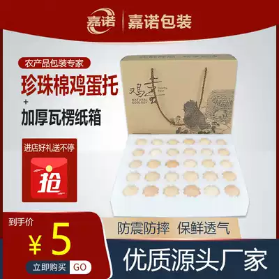 Egg express shockproof packing box send special Earth egg packaging box gift box anti-drop foam egg delivery artifact