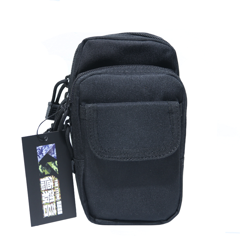 De Yi Ying Fanny pack sports outdoor fanny pack men's multi-function hanging bag wearing belt outdoor 6-inch large screen mobile phone