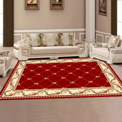 Wanteng European American carpet living room light luxury high-end coffee table carpet Modern simple thick Nordic bedroom floor mat