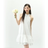 ELEVEN SLEEP Летняя белая юбка без рукавов, цветная юбка