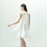 ELEVEN SLEEP Летняя белая юбка без рукавов, цветная юбка