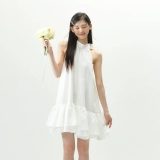 ELEVEN SLEEP Летняя белая юбка без рукавов, цветная юбка