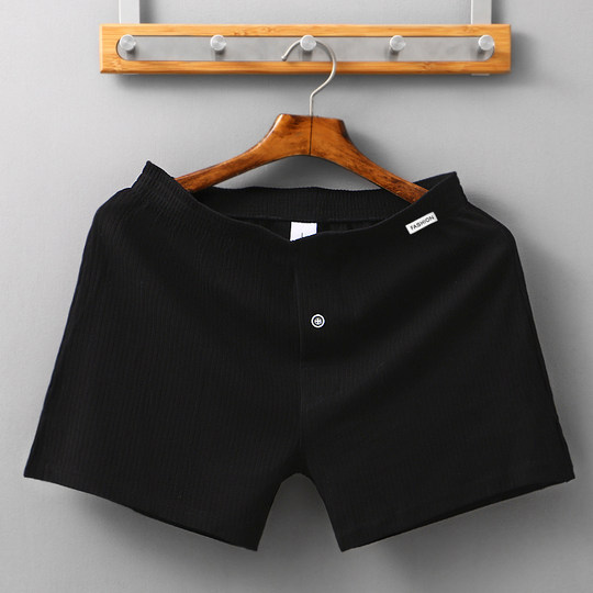 Men's Underwear, Men's Boxer Shorts, Pure Cotton, Loose-Fitting Home Shorts, Summer Breathable Sleep Shorts, Men's Boxer Briefs