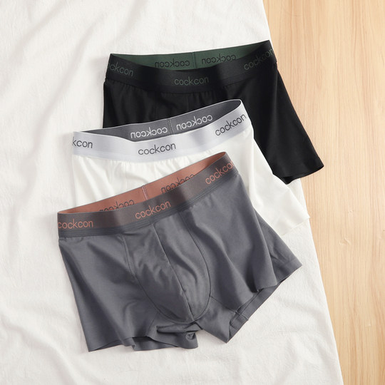 New Men's Underwear Men's Modal Cotton Boxer Briefs Summer Breathable Trendy Personalized Boys' Shorts Boxer Briefs