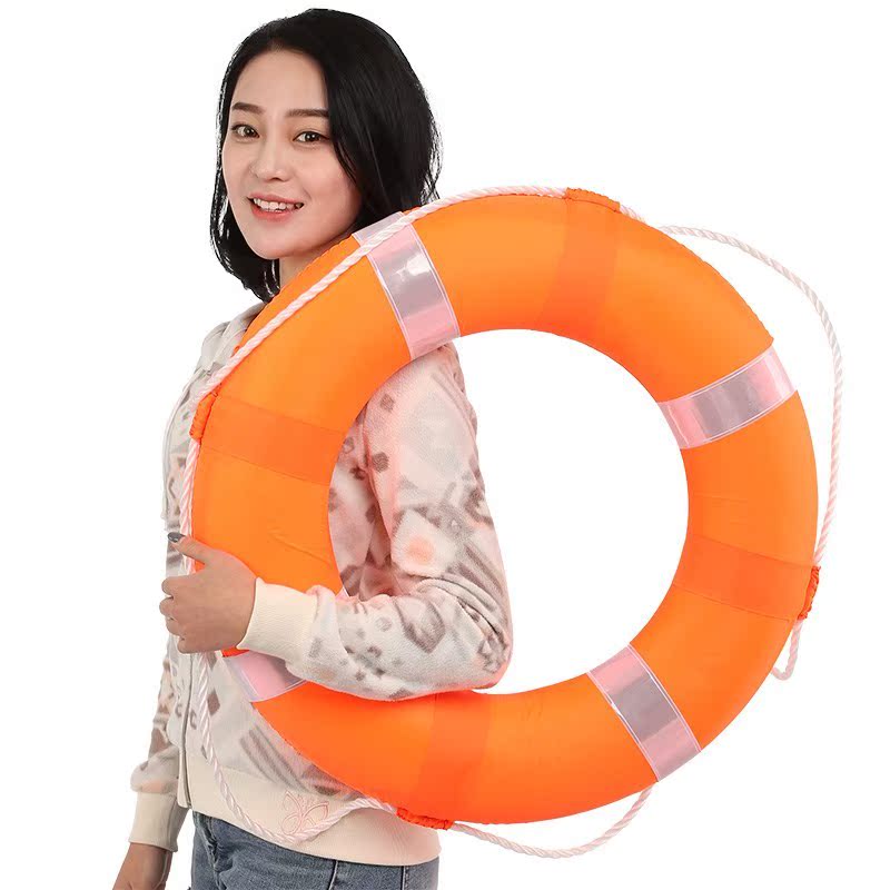 Marine chuyên nghiệp cam cứu sinh bơi bọt bọt phao cứu sinh rắn hồ bơi kiểm soát lũ phao bơi to