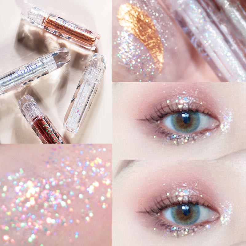 Liquid Eye Shadow Pink Pearlescent Waterproof Sequin Brand Sleeper BRIGHT CRYSTAL CRYSTAL MESH RED FLASH PEARL DIAMOND EYE SHADOW SUPER SHINY